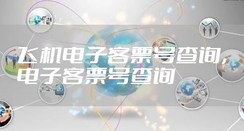 飞机电子客票号查询，电子客票号查询