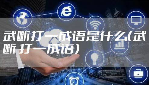 武断打一成语是什么（武断 打一成语）