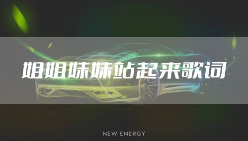 姐姐妹妹站起来歌词