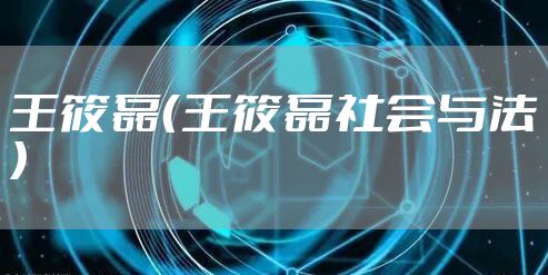 王筱磊（王筱磊社会与法）
