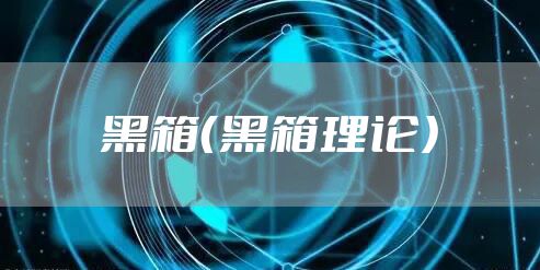 黑箱（黑箱理论）