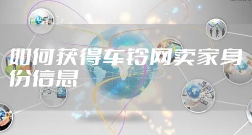 如何获得车铃网卖家身份信息
