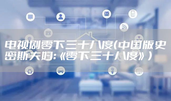 电视剧零下三十八度（中国版史密斯夫妇：《零下三十八度》）