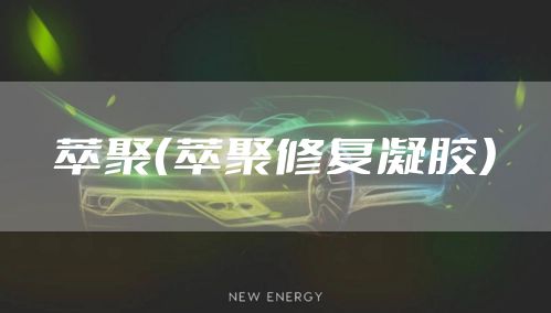 萃聚（萃聚修复凝胶）