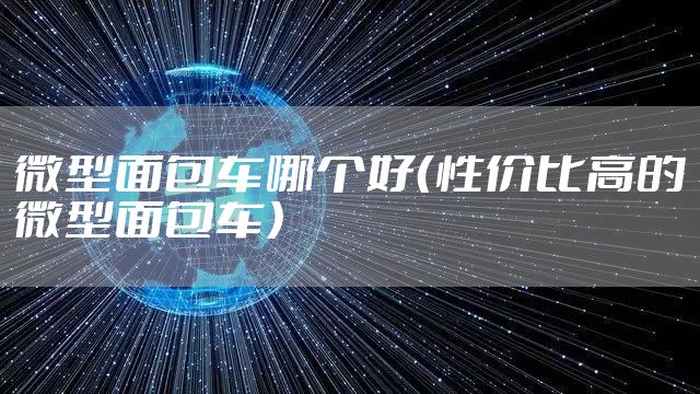 微型面包车哪个好（性价比高的微型面包车）