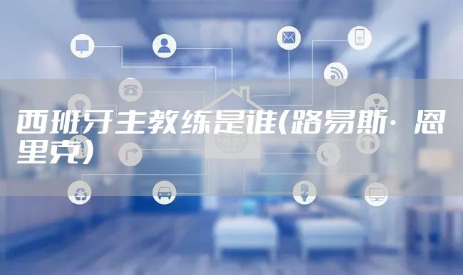 西班牙主教练是谁（路易斯·恩里克）
