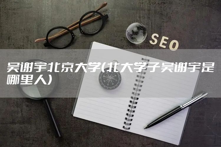 吴谢宇北京大学（北大学子吴谢宇是哪里人）