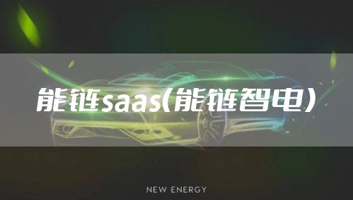 能链saas（能链智电）