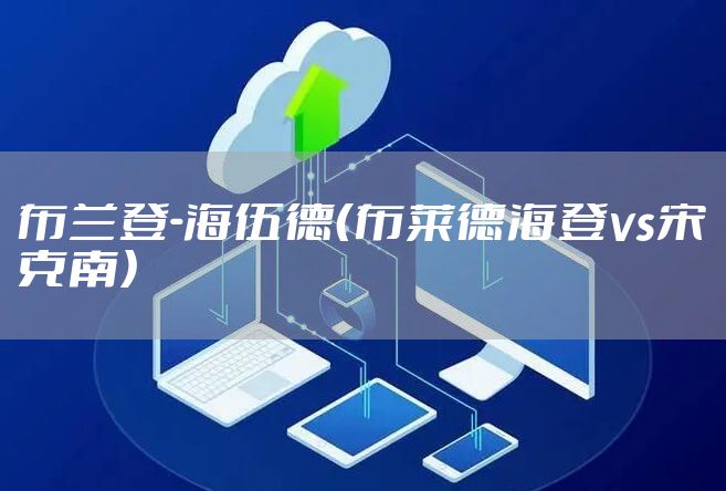布兰登-海伍德（布莱德海登vs宋克南）