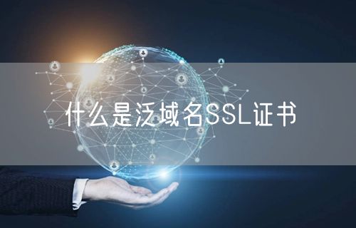 什么是泛域名SSL证书