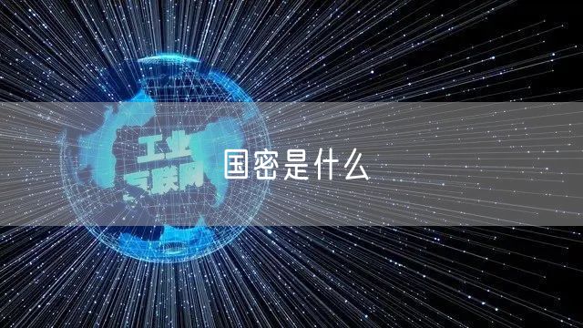 国密是什么
