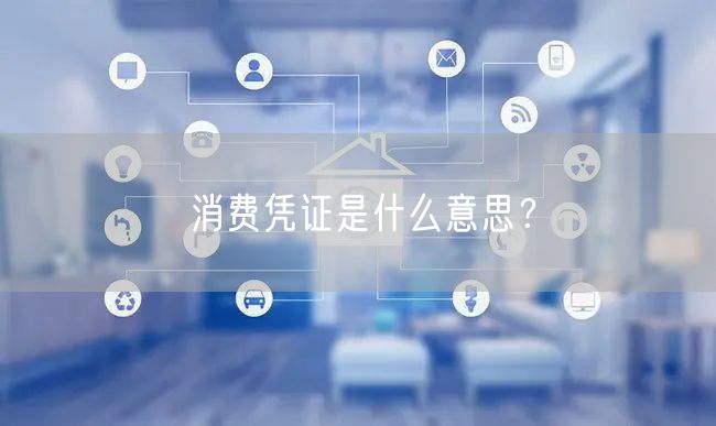 消费凭证是什么意思？