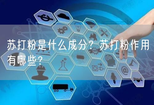  苏打粉是什么成分？苏打粉作用有哪些？