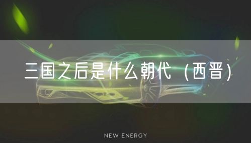  三国之后是什么朝代（西晋）
