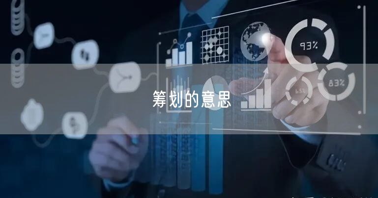 筹划的意思
