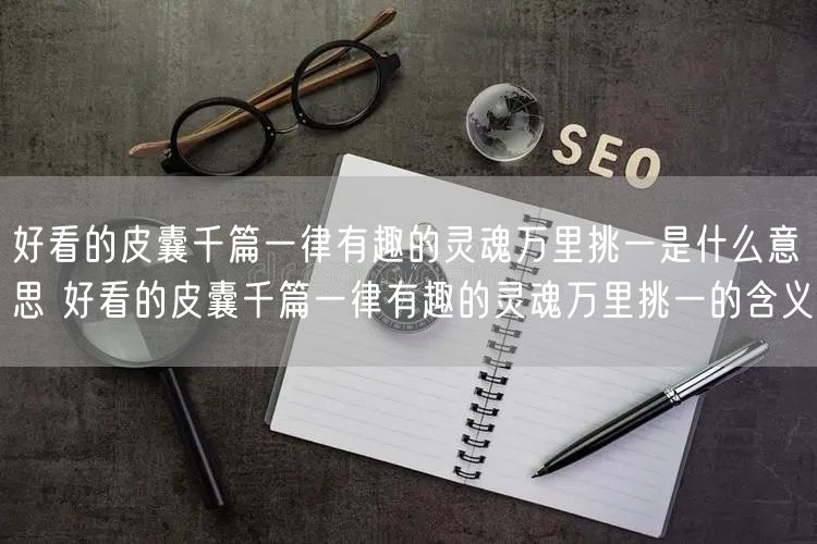 好看的皮囊千篇一律有趣的灵魂万里挑一是什么意思 好看的皮囊千篇一律有趣的灵魂万里挑一的含义