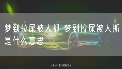 梦到拉屎被人抓 梦到拉屎被人抓是什么意思