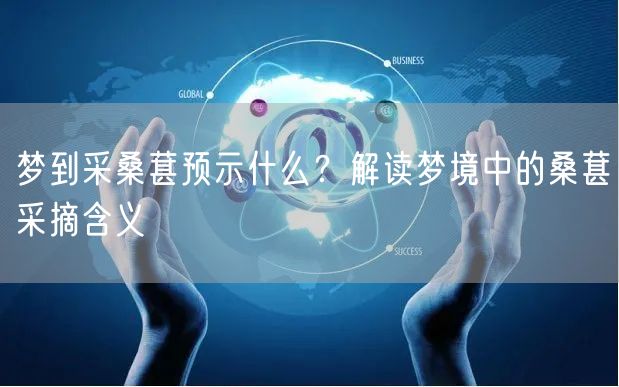 梦到采桑葚预示什么?解读梦境中的桑葚采摘含义